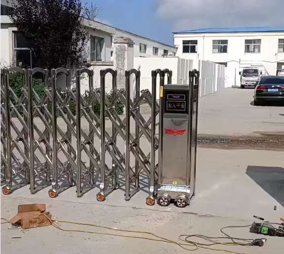 伸縮門安裝案例